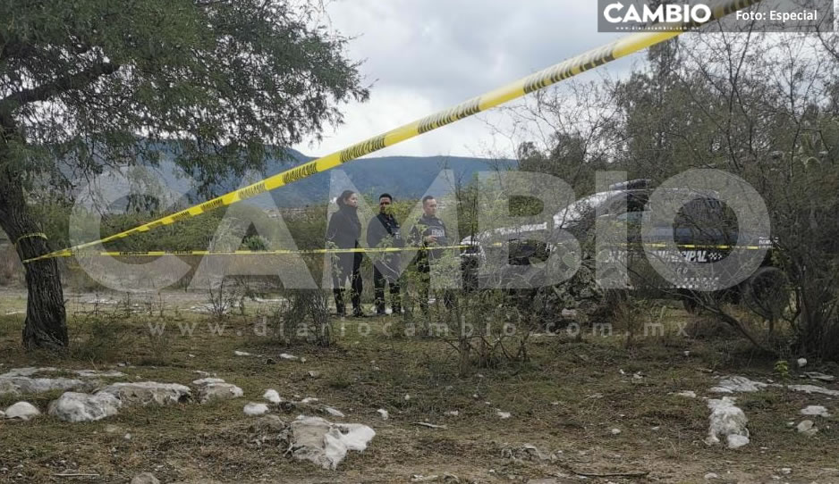 Encuentran cadáver embolsado y putrefacto en comunidad de Tecamachalco