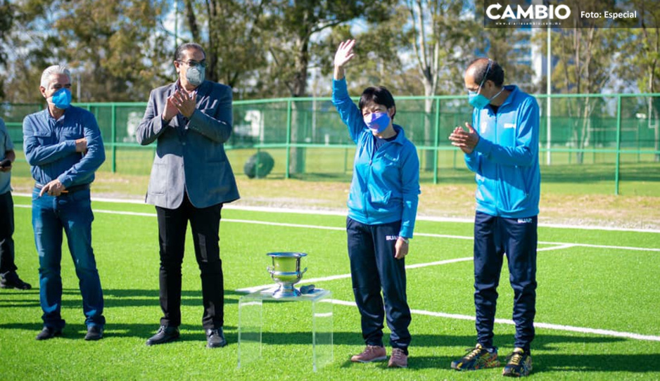 Lilia Cedillo inaugura nuevas canchas de fútbol en Ciudad Universitaria