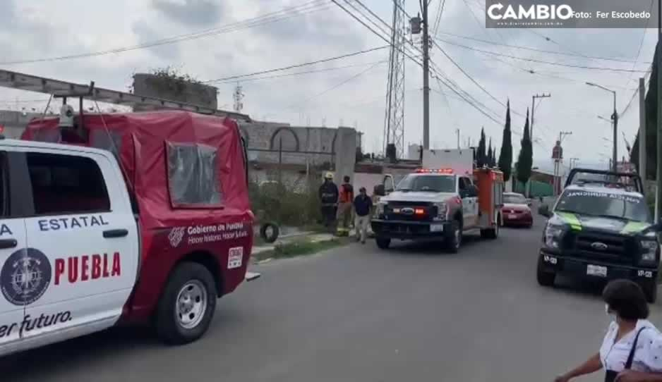 Fugas de gas en tanque estacionario desata movilización en Xochimehuacan