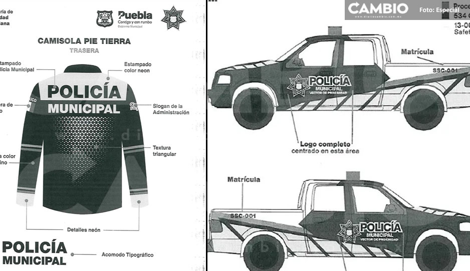 Cabildo aprueba cambiar la imagen en uniformes, patrullas, motos... ¡adiós Claudia!
