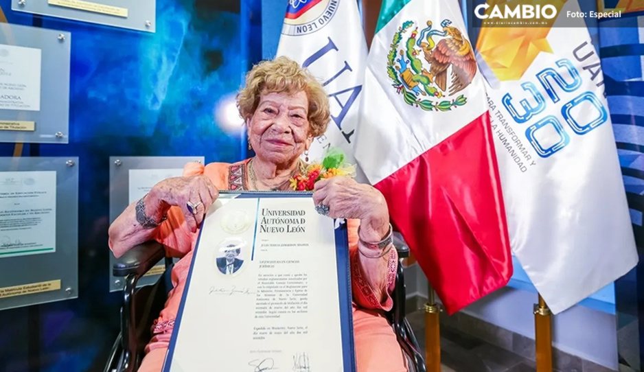 ¡Arriba la esperanza! Abuelita se gradua como abogada a los 100 años de edad