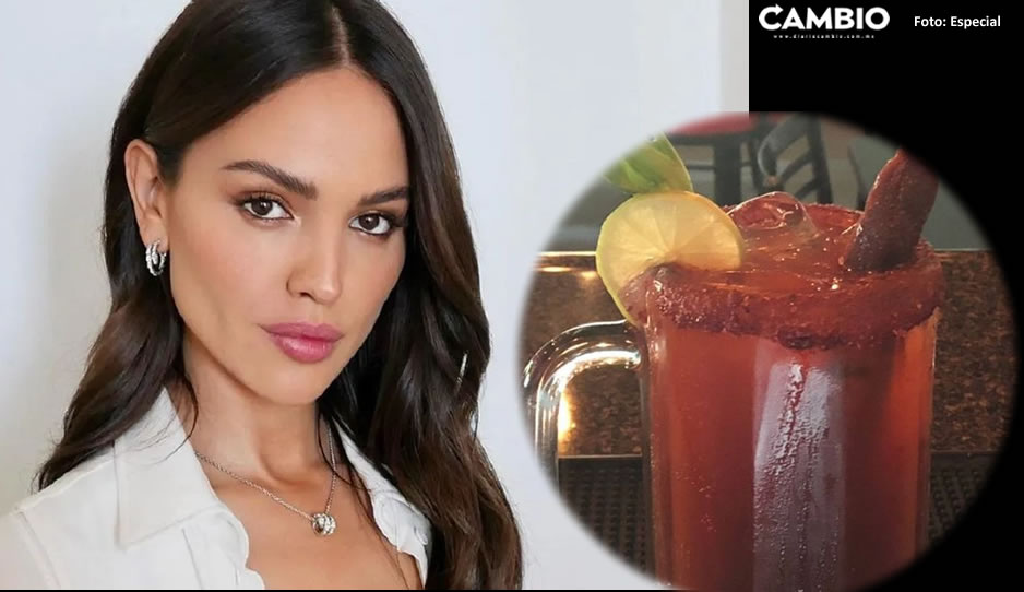 ¡Saluuud! Eiza González no pierde el tiempo; disfruta michelada en su visita por México