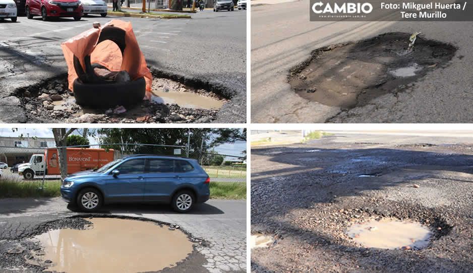 En la Puebla de Claudia llena de baches y cráteres es el momento de votar ¿cuál es el PEOR? ¡Esta es nuestra selección!