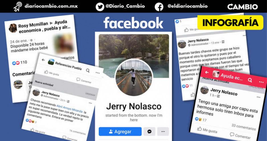 Surgen padrotes digitales en FB, la nueva zona roja de la prostitución