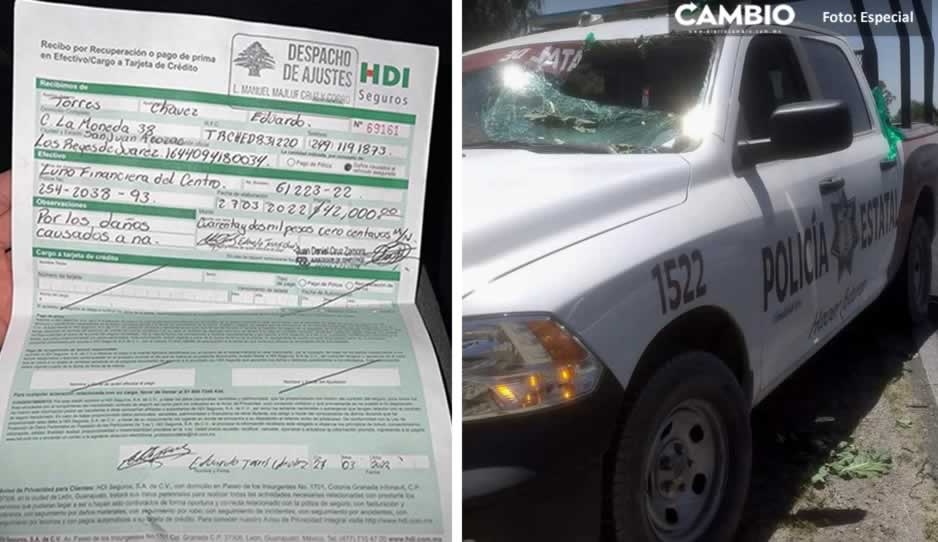 Abuso de autoridad: Le cae costal de coliflor a patrulla y cobra 42 mil por daños en Los Reyes de Juárez