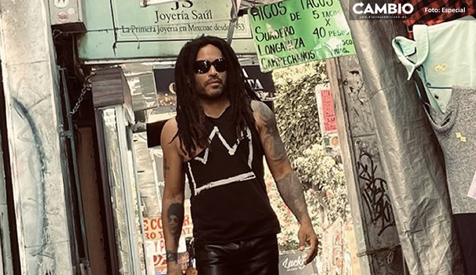Sorprende Lenny Kravitz en la CDMX y Sheinbaum le da la bienvenida
