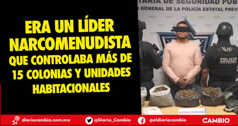 Capturan a El Pelón del Sur en San Miguel Mayorazgo