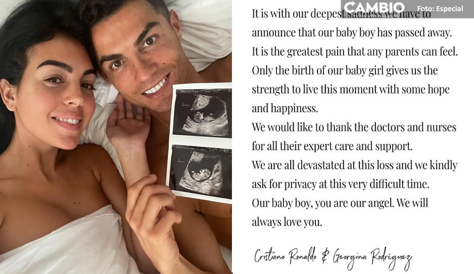 ¡Fuerza CR7! Confirma Cristiano Ronaldo y Georgina muerte de uno de sus gemelos: es el dolor más grande
