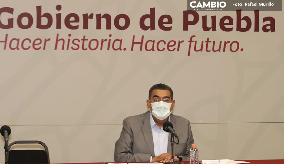 Reunión de Sergio Salomón con AMLO fue para tratar temas del Banco del Bienestar