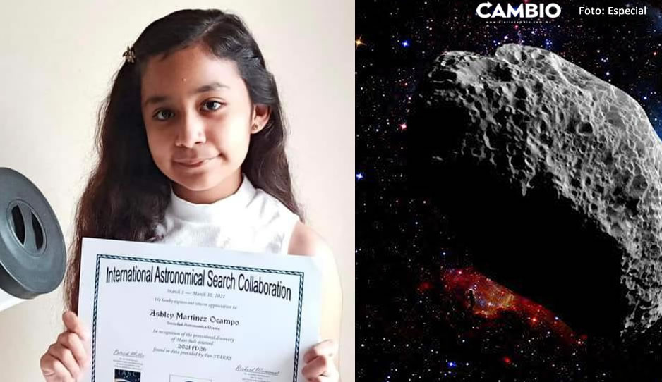 ¡Qué orgullo! Niña mexicana descubre asteroide y será bautizado con su nombre