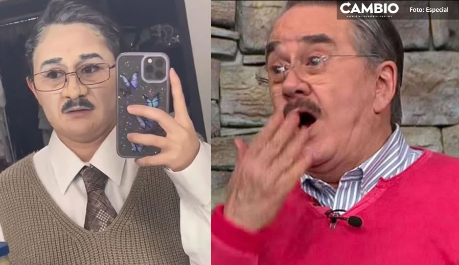 Con mayonesa en mano; se disfraza de Pedro Sola y su parecido es sorprendente (VIDEO)