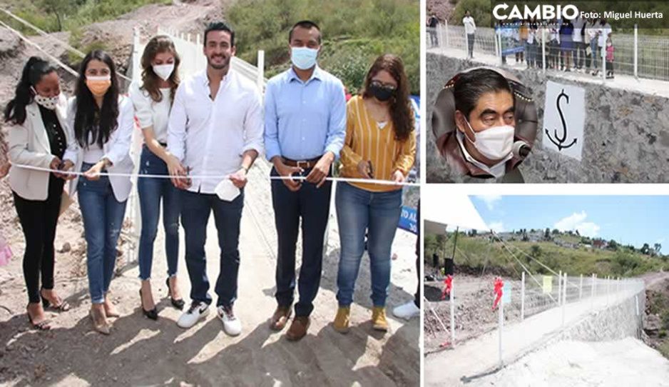 Toño López  ‘santifica‘ a Barbosa: inaugura puente San Miguel en honor al gobernador