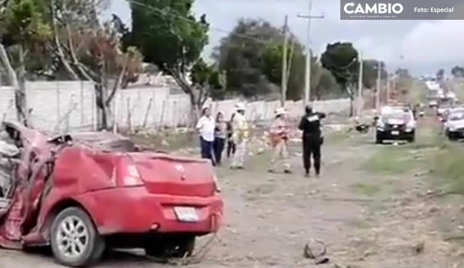 Muere conductor al chocar vs poste de luz y hacer corto circuito en la México-Veracruz