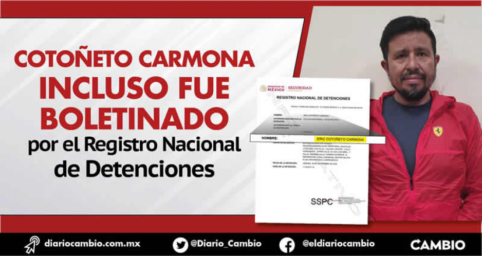 Detienen a Cotoñeto en Zacatlán, en unas horas recupera su libertad y asegura que fue “como testigo”