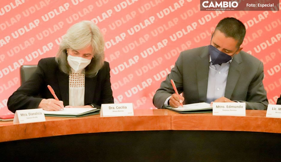 UDLAP y Ayuntamiento de San Andrés Cholula firman convenio en materia educativa