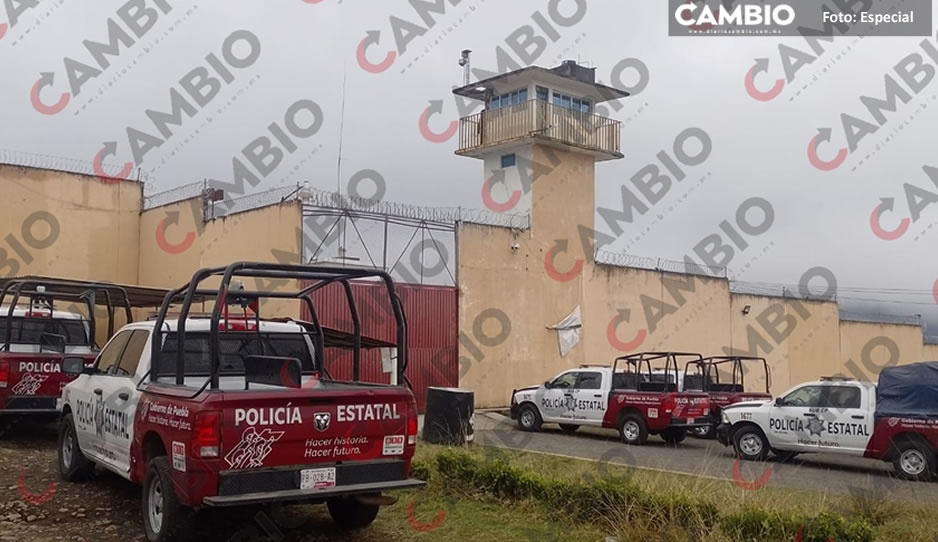 Familiares de internos reportan fuerte operativo en el Cereso de Huauchinango