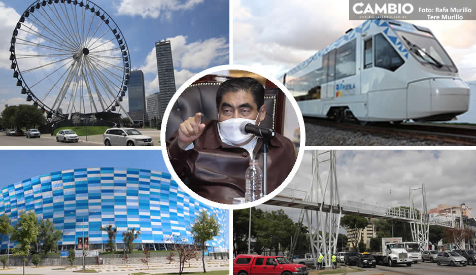 Barbosa revelará irregularidades de la Estrella de Puebla, Estadio Cuauhtémoc y el Tren Turístico