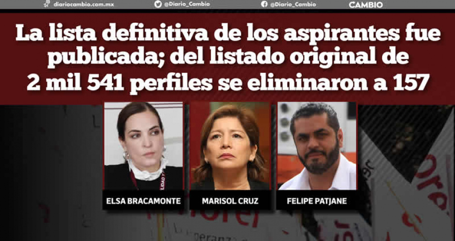 Morena rasura a 157 aspirantes a consejeros estatales: destacan Elsa Bracamonte, Marisol Cruz y Patjane