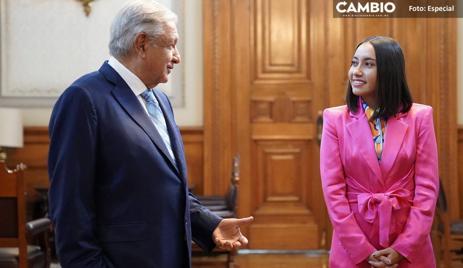AMLO se reúne en Palacio Nacional con la astronauta mexicana Katya Echazarreta  