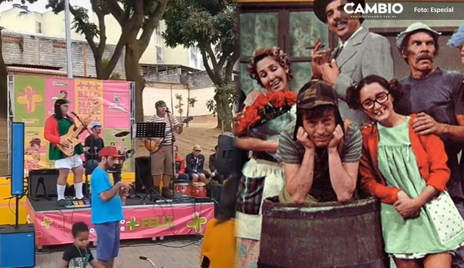 Rockeros con alma de niño; se disfrazan del Chavo del Ocho y causan sensación en redes (VIDEO)