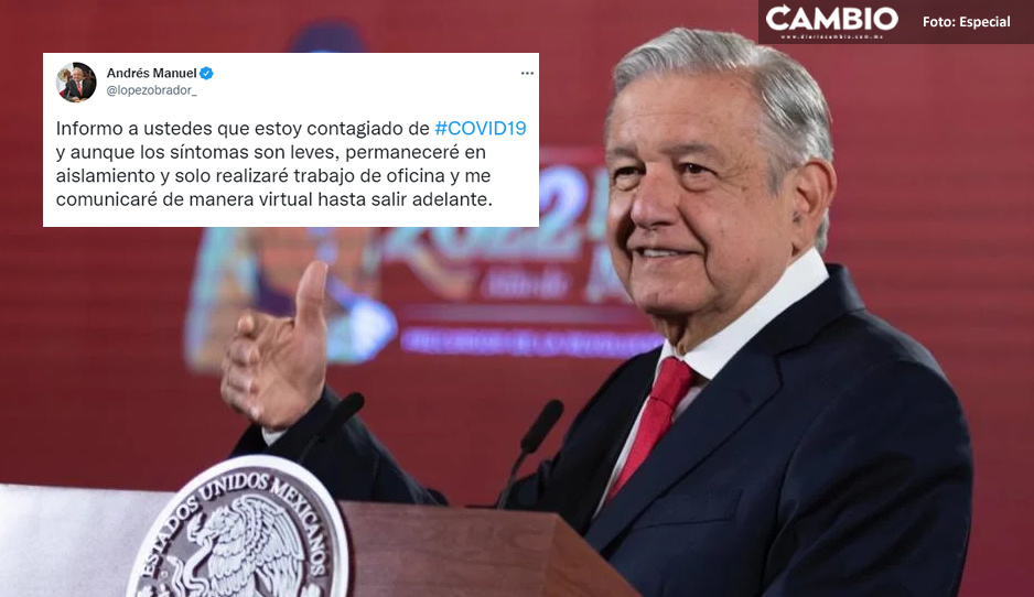 Pues no era gripe: AMLO da positivo a Covid por segunda ocasión