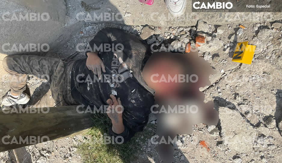 Abimael murió en la puerta de su casa en Xochimehuacán; la onda expansiva lo mató (FUERTES IMÁGENES)