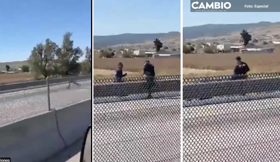 Identifican como trailero, al hombre atado de manos en la Puebla-Orizaba (VIDEO)