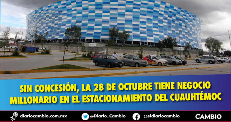 La 28 de octubre se embolsó más de un millón por explotar el estacionamiento del Cuauhtémoc (FOTOS)