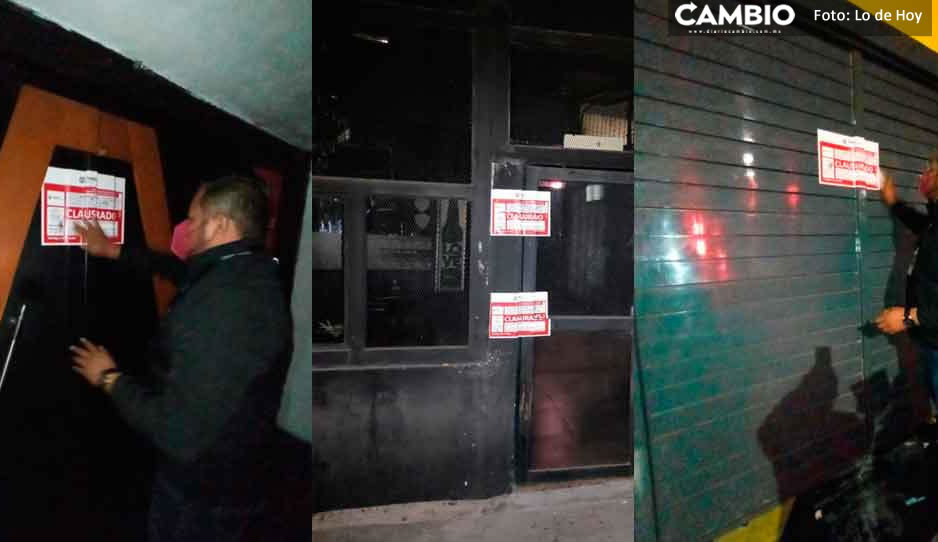 ¡Se acabó la fiesta! Clausuran El Azulito, Axxwel, Crudencia, Rey Mono, Ay mamá por Dios y Bar R8