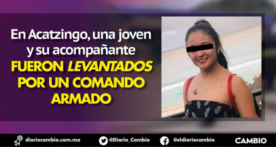 Joven es levantada en Acatzingo cuando se dirigía a su casa tras acudir al gimnasio