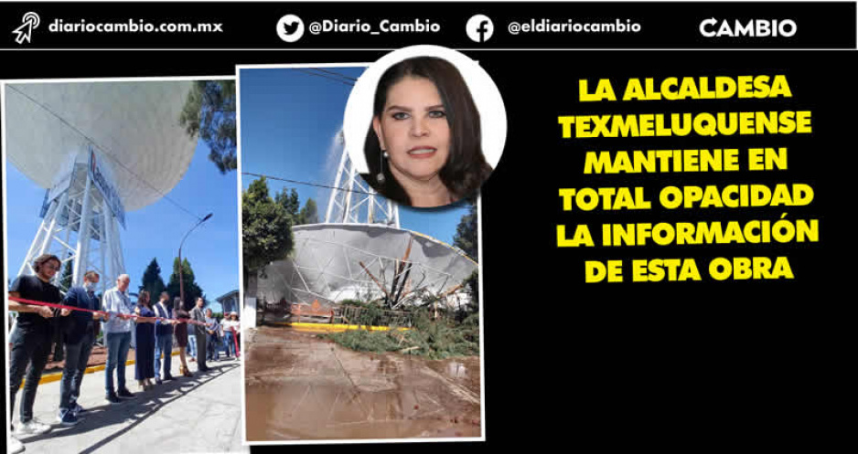 Norma Layón oculta contratos de donación para rehabilitación del tanque elevado que se desplomó