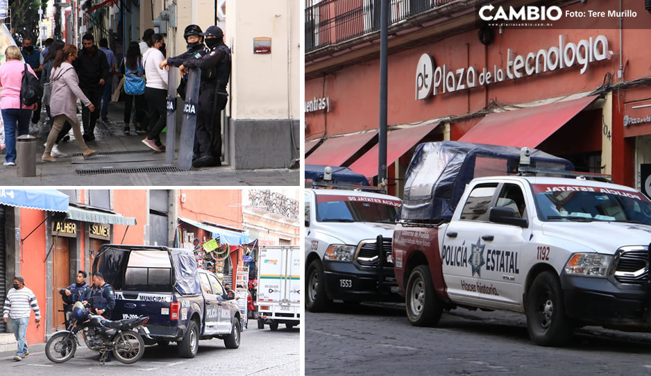 Continúan los operativos para evitar instalación de ambulantes en el Centro (VIDEO)