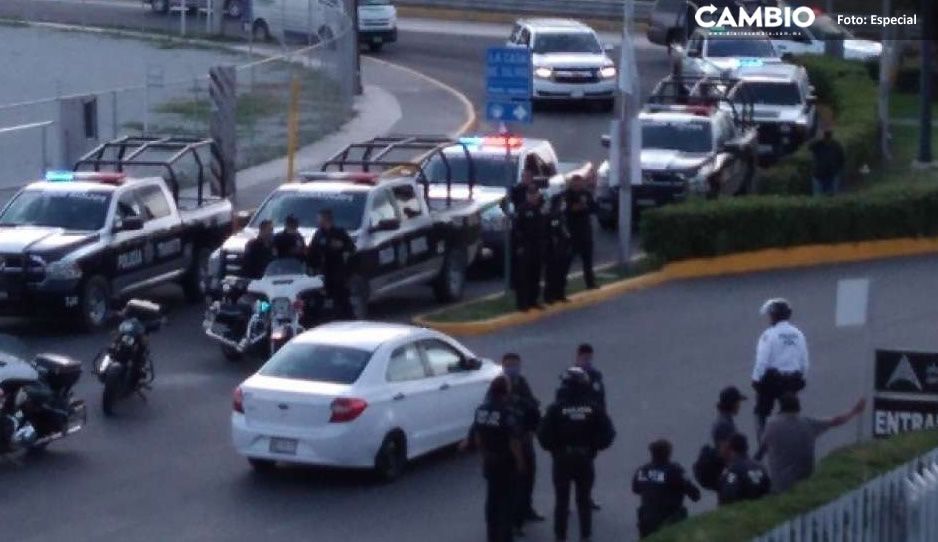 ¡Balacera en Vía San Ángel! Banda de cuatro hombres y una mujer atacan a policías estatales