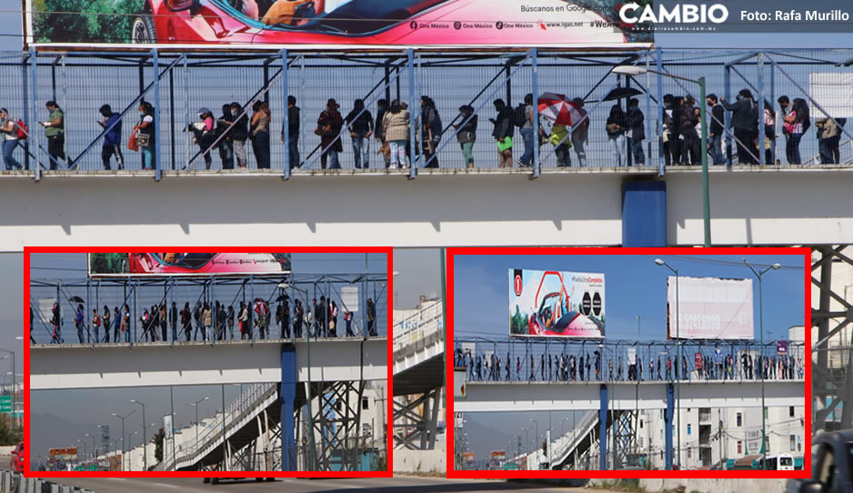 Chavitos atiborran el Hospital del Sur: Hacen fila kilométrica para recibir vacuna vs Covid (FOTOS y VIDEO)