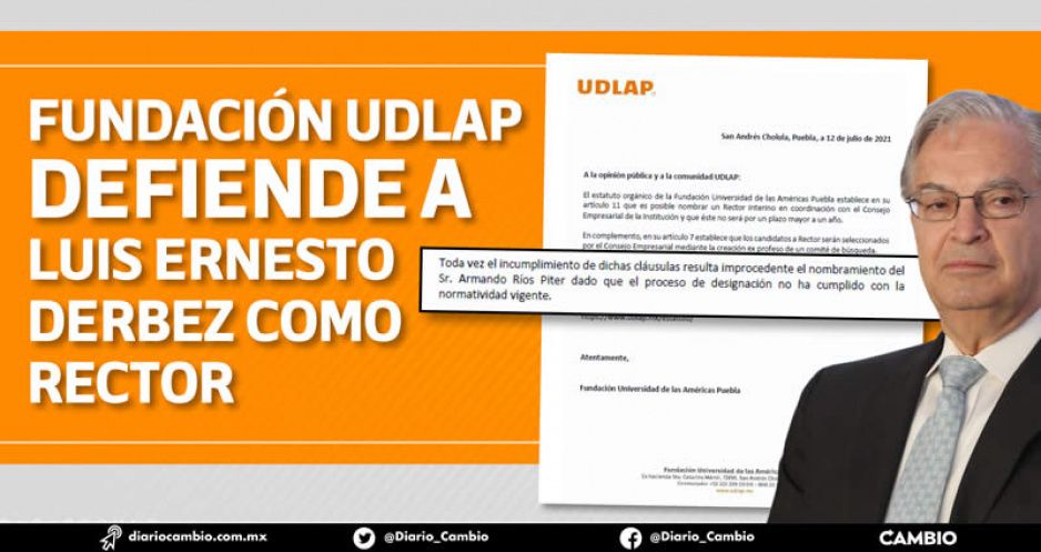 Jenkins aseguran que designación de Ríos Piter como rector interino es improcedente