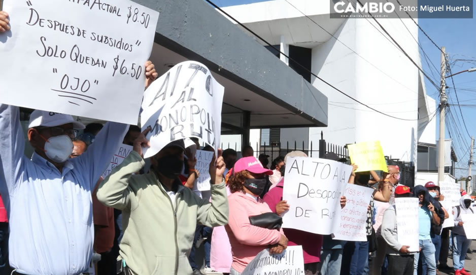 Transportistas exigen la salida de Elsa Bracamonte por ‘administración ineficiente’