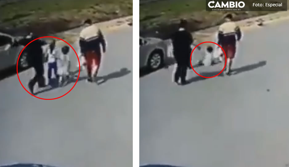 VIDEO SENSIBLE: ¡Indignante! Mujer patea a una niña en calles de Cuautitlán