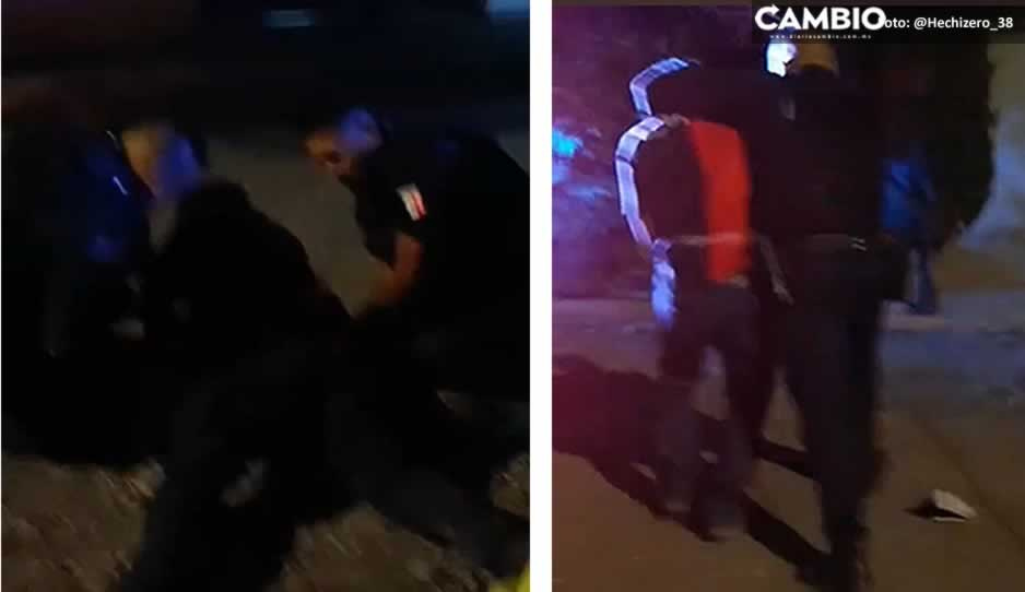 ¡Abusivos! Policías de Lalo someten con violencia a estudiante de la BUAP (VIDEO)