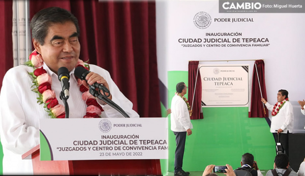 Barbosa preside la inauguración de las instalaciones de Ciudad Judicial en Tepeaca (VIDEO)