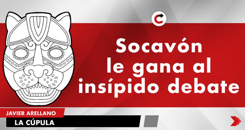 Socavón le gana al insípido debate