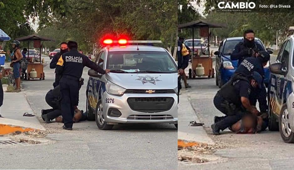 VIDEO: Policías de Tulum someten a mujer y la matan ¡Fiscalía investiga a los elementos!