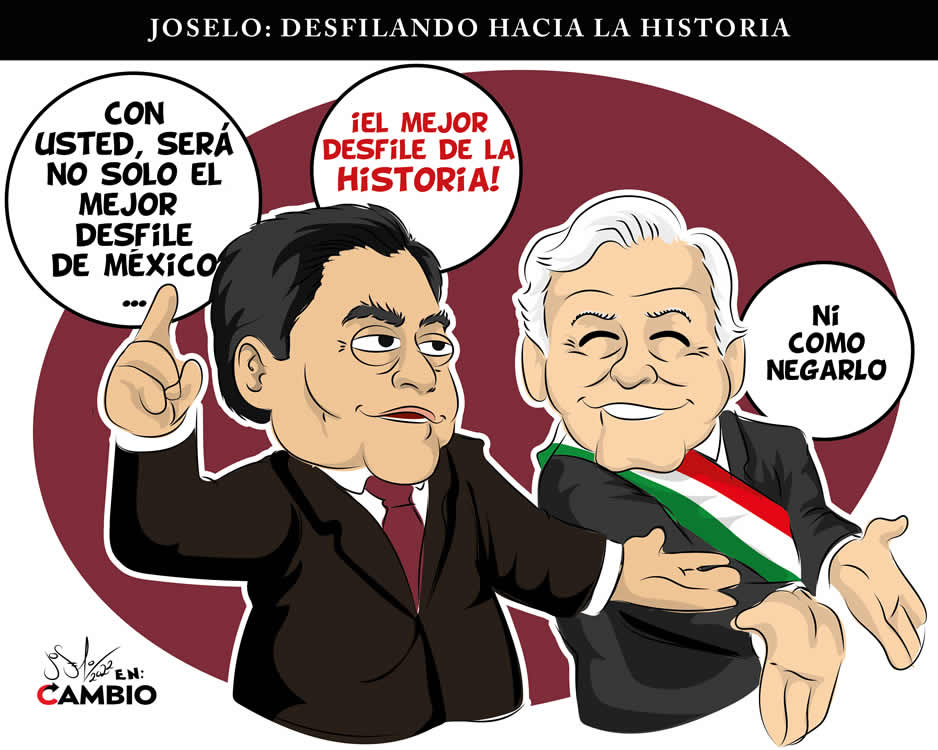 Monero Joselo: DESFILANDO HACIA LA HISTORIA