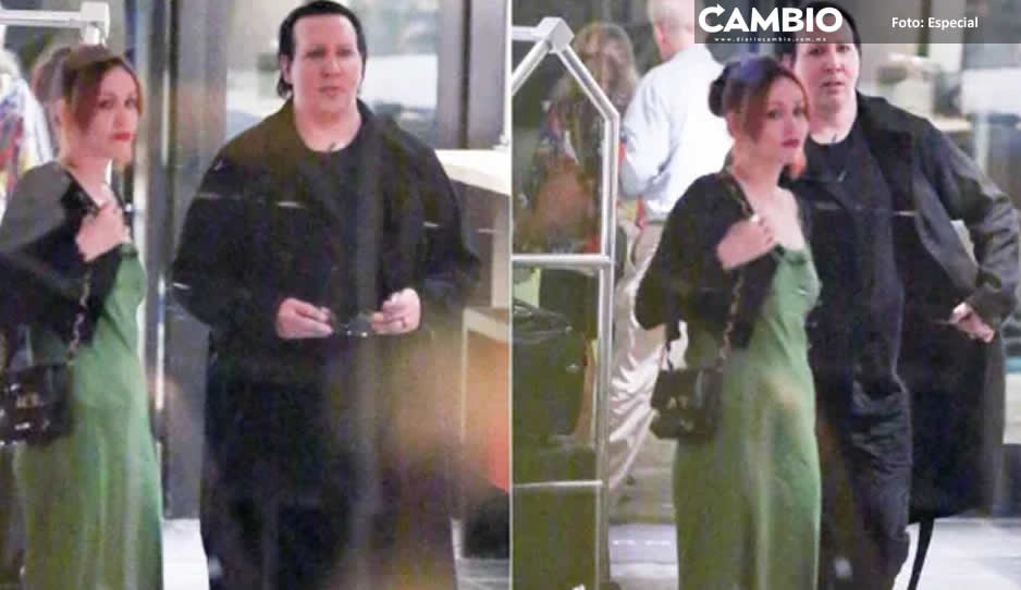 ¿Qué le sucedió? Captan FOTOS de Marilyn Manson pasadito de tamales