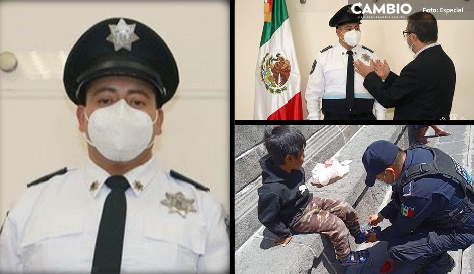 VIDEO: Conoce a Daniel Castillo, el policía héroe que regaló unas chanclitas a niñito de la calle