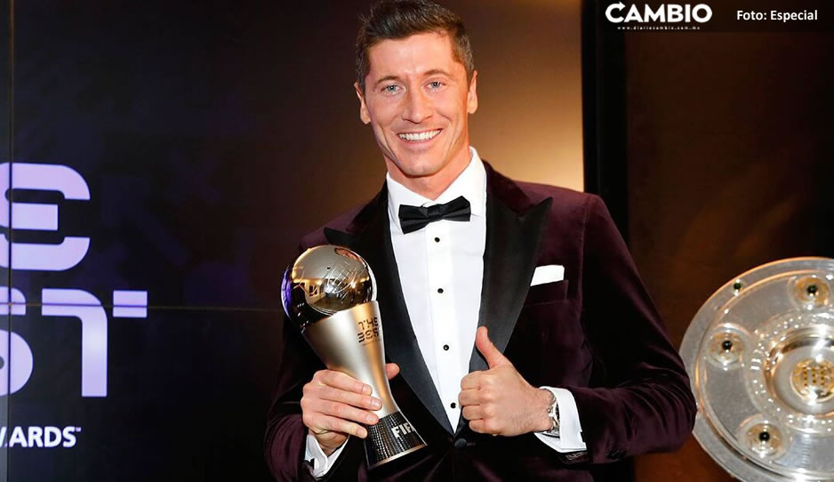 VIDEO: Lewandowski tumba a Messi, gana el trofeo de la FIFA como mejor futbolista del mundo