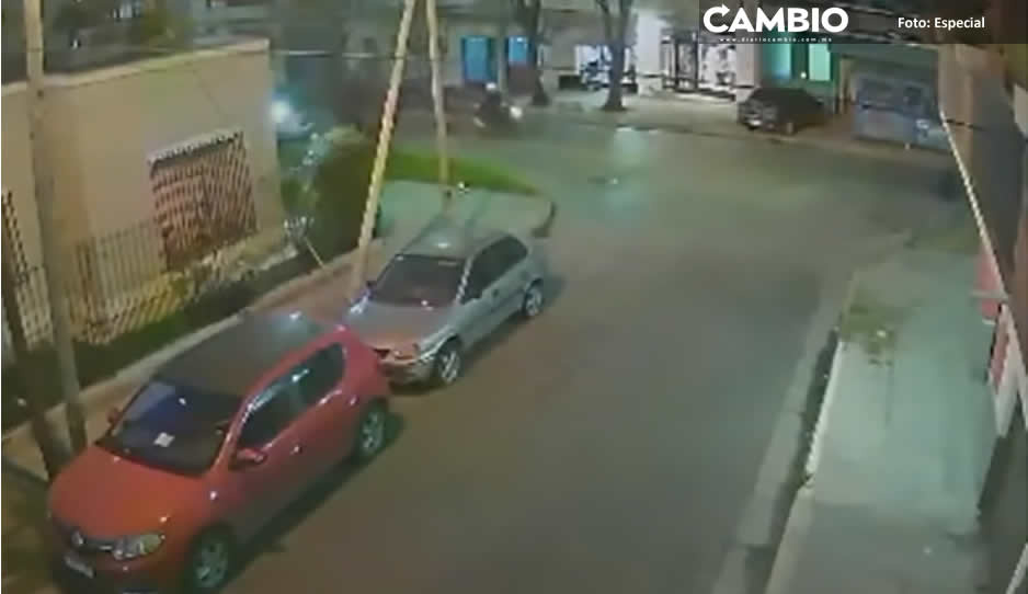 VIDEO: Conductor “héroe” atropella a ladrón y recupera celular robado