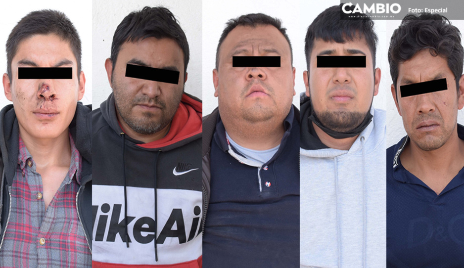 Ellos son los detenidos de la balacera en Las Ánimas; iban por nómina de una empresa