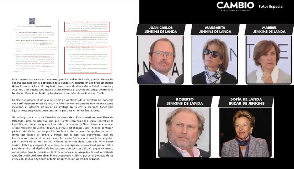 Filtran contrato a la Fiscalía para probar desfalco de 700 millones de dólares de los Jenkins