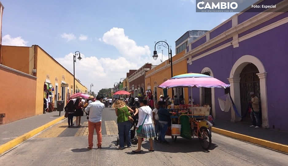 Ayuntamiento de San Pedro Cholula busca detener a intermediarios que vendan espacios en fechas decembrinas