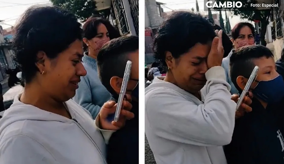 VIDEO: Mamá llora desconsolada tras dejar a su hijito en su primer día de clases